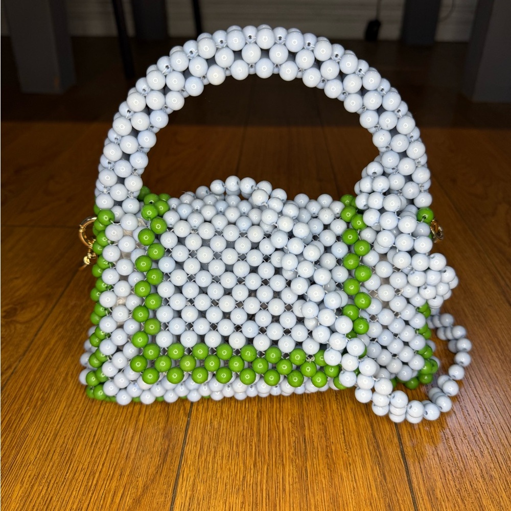 Kate Spade x Target Beaded Handbag in Light Blue and Green NWT